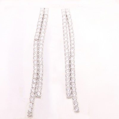 Orecchini Domar Gioielli Donna ORECCHINI ARGENTO 925 in Argento Cubic Zirconia EZC119557 - EZC119557